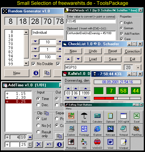 ToolsPackage Screenshot
